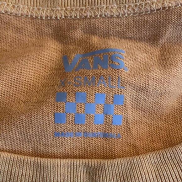 Yellow never worn vans shirt - Picture 3 of 4